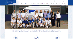 Desktop Screenshot of maler-kniesburges.de